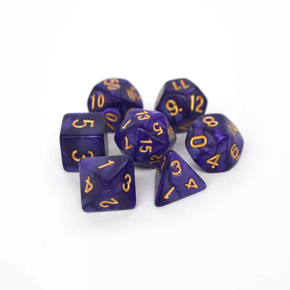 Kit 7 Dados RPG De Mesa - Notteri